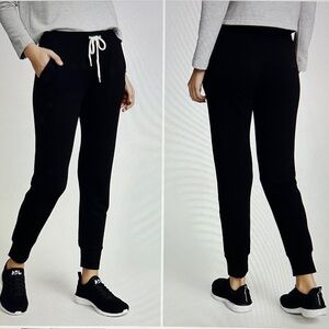 Monrow Sporty Sweatpants Black Size Medium